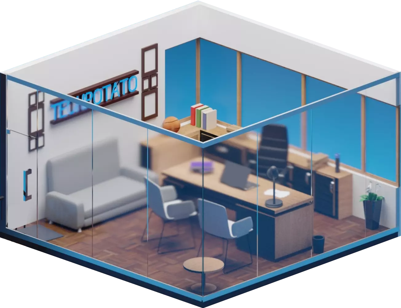 Private cabin in Delhi